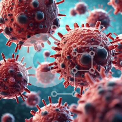 Intra Συλλεκτικό Ξύλινο Παζλ Plywood  4mm - Κοντινή εικόνα των Κόκκινων και Μαύρων ιών Σε Ξύλινο Κουτί - Διαστάσεις Puzzle: 10x10 cm – 25 κομμάτια - Image 1