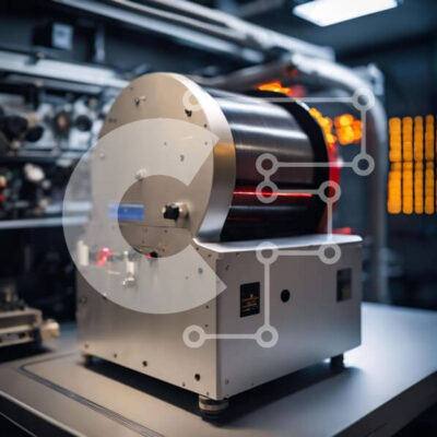 Intra Συλλεκτικό Ξύλινο Παζλ Plywood 4mm - Βιομηχανική μηχανή στο τραπέζι με φώτα Σε Ξύλινο Κουτί - Διαστάσεις Puzzle: 10x10 cm – 25 κομμάτια - Image 1