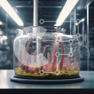 Intra Συλλεκτικό Ξύλινο Παζλ Plywood  4mm - Πράσινα φύκια σε γυάλινο βάζο σε βιομηχανικό τραπέζι Σε Ξύλινο Κουτί - Διαστάσεις Puzzle: 10x10 cm – 25 κομμάτια - Image 1