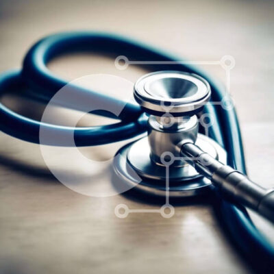 Intra Συλλεκτικό Ξύλινο Παζλ Plywood  4mm - Ιατρικό στηθοσκόπιο και εργαλεία σε ξύλινο τραπέζι Σε Ξύλινο Κουτί - Διαστάσεις Puzzle: 10x10 cm – 25 κομμάτια - Image 1