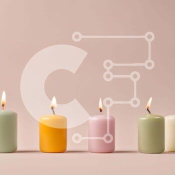 Intra Συλλεκτικό Ξύλινο Παζλ Plywood  4mm - Σειρά από έξι αναμμένα κεριά σε διαφορετικά χρώματα Σε Ξύλινο Κουτί - Διαστάσεις Puzzle: 10x10 cm – 25 κομμάτια - Image 1