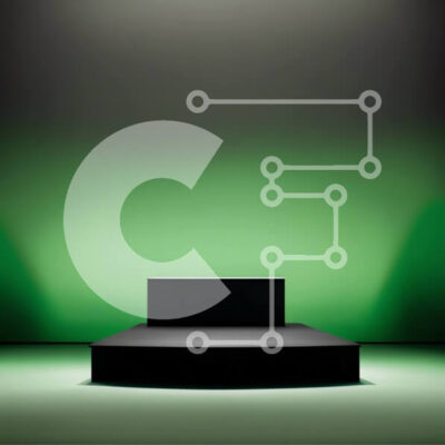 Intra Συλλεκτικό Ξύλινο Παζλ Plywood  4mm - Αφηρημένο φόντο - μαύρη σκηνή με το πράσινο φως Σε Ξύλινο Κουτί - Διαστάσεις Puzzle: 10x10 cm – 25 κομμάτια - Image 1