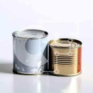 Intra Συλλεκτικό Ξύλινο Παζλ Plywood  4mm - Εκπληκτική εικόνα από ασημένια και χρυσά κουτάκια φαγητού σε μια καθαρή λευκή επιφάνεια Σε Ξύλινο Κουτί - Διαστάσεις: 10x10 cm – 25 κομμάτια