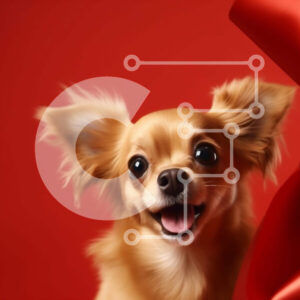 Intra Συλλεκτικό Ξύλινο Παζλ Plywood  4mm - Happy Dog με ανοιχτή συσκευασία δώρου Σε Ξύλινο Κουτί - Διαστάσεις: 10x10 cm – 25 κομμάτια