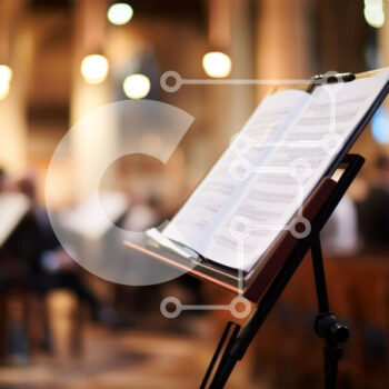 Intra Συλλεκτικό Ξύλινο Παζλ Plywood  4mm - Μουσικό περίπτερο με Ανοιχτές Παρτιτούρες και Απόδοση Ορχήστρας Σε Ξύλινο Κουτί - Διαστάσεις Puzzle: 10x10 cm – 25 κομμάτια - Image 1