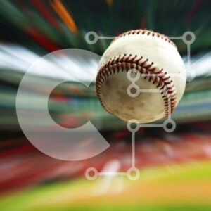 Intra Συλλεκτικό Ξύλινο Παζλ Plywood  4mm - Μπέιζμπολ στον αέρα κατά τη διάρκεια ενός παιχνιδιού Σε Ξύλινο Κουτί - Διαστάσεις Puzzle: 10x10 cm – 25 κομμάτια