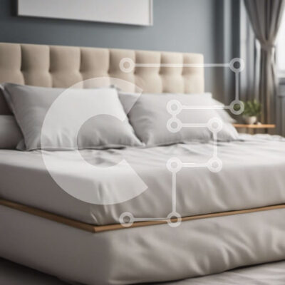 Intra Συλλεκτικό Ξύλινο Παζλ Plywood 4mm - Υπνοδωμάτιο με μεγάλο κρεβάτι και ξύλινα έπιπλα Σε Ξύλινο Κουτί - Διαστάσεις Puzzle: 10x10 cm – 25 κομμάτια - Image 1