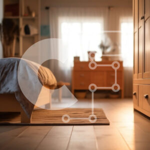 Intra Συλλεκτικό Ξύλινο Παζλ Plywood  4mm - Άνετο υπνοδωμάτιο με δάπεδα από σκληρό ξύλο και κομψά έπιπλα Σε Ξύλινο Κουτί - Διαστάσεις Puzzle: 10x10 cm – 25 κομμάτια