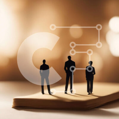 Intra Συλλεκτικό Ξύλινο Παζλ Plywood  4mm - Επιχειρηματίες στην κορυφή ενός βιβλίου - Εταιρική επιτυχία Σε Ξύλινο Κουτί - Διαστάσεις Puzzle: 10x10 cm – 25 κομμάτια - Image 1