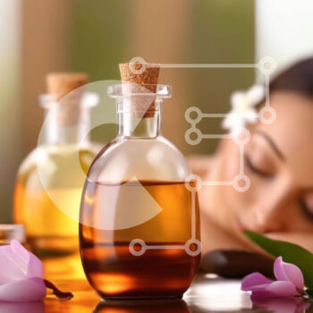 Intra Συλλεκτικό Ξύλινο Παζλ Plywood  4mm - Γυναίκα που απολαμβάνει θεραπεία αρωματοθεραπείας με αιθέρια έλαια και κεριά Σε Ξύλινο Κουτί - Διαστάσεις Puzzle: 10x10 cm – 25 κομμάτια - Image 1