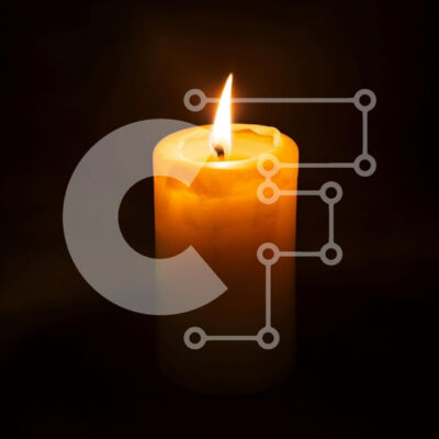 Intra Συλλεκτικό Ξύλινο Παζλ Plywood  4mm - Μονό αναμμένο κερί στο σκοτάδι Σε Ξύλινο Κουτί - Διαστάσεις: 10x10 cm – 25 κομμάτια - Image 1