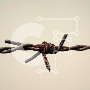 Intra Συλλεκτικό Ξύλινο Παζλ Plywood  4mm - Σκουριασμένα συρματοπλέγματα στο έδαφος Σε Ξύλινο Κουτί - Διαστάσεις Puzzle: 10x10 cm – 25 κομμάτια - Image 1