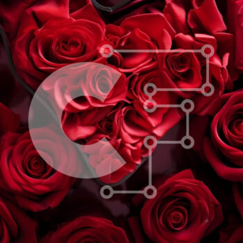 Intra Συλλεκτικό Ξύλινο Παζλ Plywood  4mm - Σύνθεση σε σχήμα καρδιάς από κόκκινα τριαντάφυλλα και άλλα λουλούδια Σε Ξύλινο Κουτί - Διαστάσεις Puzzle: 10x10 cm – 25 κομμάτια - Image 1