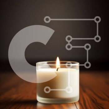 Intra Συλλεκτικό Ξύλινο Παζλ Plywood  4mm - Μονό κερί σε ξύλινο τραπέζι Σε Ξύλινο Κουτί - Διαστάσεις Puzzle: 10x10 cm – 25 κομμάτια - Image 1