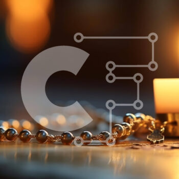 Intra Συλλεκτικό Ξύλινο Παζλ Plywood  4mm - Αναμμένο κερί και επιχρυσωμένο βραχιόλι σε φόντο πίνακα Σε Ξύλινο Κουτί - Διαστάσεις: 10x10 cm – 25 κομμάτια - Image 1