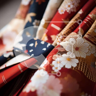 Intra Συλλεκτικό Ξύλινο Παζλ Plywood  4mm - Κοντινό πλάνο πολύχρωμες ομπρέλες δεμένες με κορδέλες Σε Ξύλινο Κουτί - Διαστάσεις Puzzle: 10x10 cm – 25 κομμάτια - Image 1