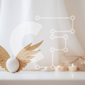 Intra Συλλεκτικό Ξύλινο Παζλ Plywood  4mm - Λευκό κερί αγγέλου στο περβάζι παραθύρου Σε Ξύλινο Κουτί - Διαστάσεις Puzzle: 10x10 cm – 25 κομμάτια - Image 1