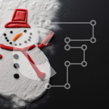 Intra Συλλεκτικό Ξύλινο Παζλ Plywood  4mm - Διακόσμηση χιονάνθρωπου με αιωρούμενη ζάχαρη σε σκόνη Σε Ξύλινο Κουτί - Διαστάσεις Puzzle: 10x10 cm – 25 κομμάτια - Image 1