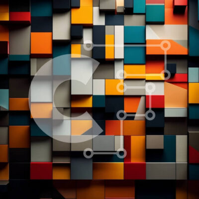 Intra Συλλεκτικό Ξύλινο Παζλ Plywood  4mm - Περίπλοκη και οπτικά εντυπωσιακή εικόνα ενός πολύχρωμου αντικειμένου σε σχήμα κύβου Σε Ξύλινο Κουτί - Διαστάσεις Puzzle: 10x10 cm – 25 κομμάτια - Image 1