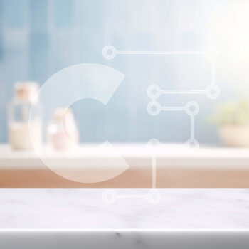 Intra Συλλεκτικό Ξύλινο Παζλ Plywood  4mm - Πάγκος μπάνιου με τοίχο μπλε πλακάκι Σε Ξύλινο Κουτί - Διαστάσεις Puzzle: 10x10 cm – 25 κομμάτια - Image 1