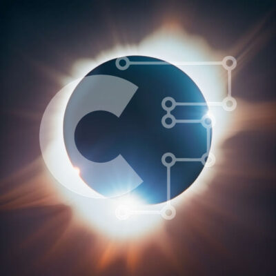 Intra Συλλεκτικό Ξύλινο Παζλ Plywood  4mm - Εκπληκτική ασπρόμαυρη εικόνα μιας έκλειψης ηλίου με αστέρια στο φόντο Σε Ξύλινο Κουτί - Διαστάσεις Puzzle: 10x10 cm – 25 κομμάτια - Image 1