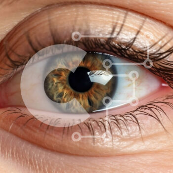 Intra Συλλεκτικό Ξύλινο Παζλ Plywood  4mm - Όμορφο κοντινό πλάνο γυναικείου ματιού με μακριές βλεφαρίδες και καφέ ίριδα Σε Ξύλινο Κουτί - Διαστάσεις Puzzle: 10x10 cm – 25 κομμάτια - Image 1