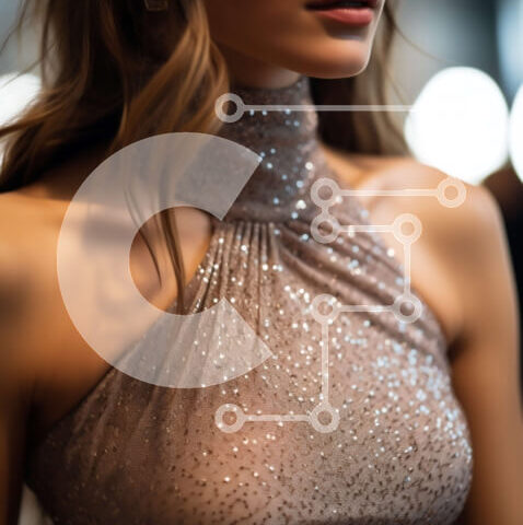 Intra Συλλεκτικό Ξύλινο Παζλ Plywood  4mm - Λαμπερή γυναίκα με αστραφτερό φόρεμα Σε Ξύλινο Κουτί - Διαστάσεις Puzzle: 10x10 cm – 25 κομμάτια - Image 1