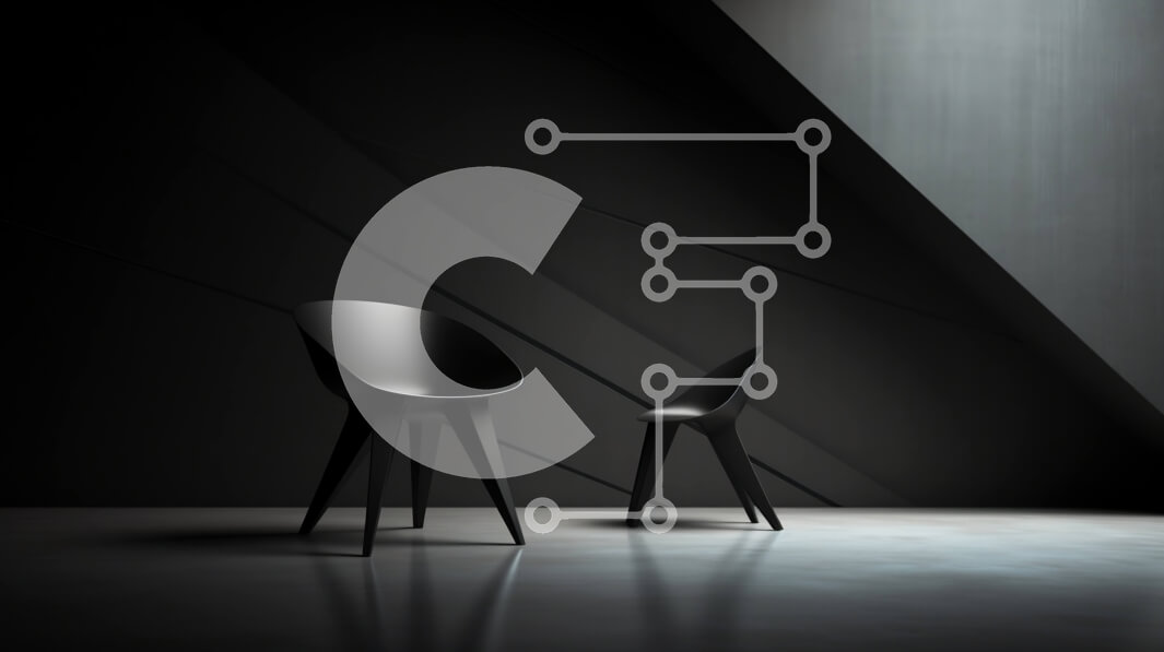 Intra Συλλεκτικό Ξύλινο Παζλ Plywood  4mm - Εσωτερικό σκοτεινό δωμάτιο με μαύρες καρέκλες και τριγωνικό σχήμα Σε Ξύλινο Κουτί - Διαστάσεις Puzzle: 10x10 cm – 25 κομμάτια