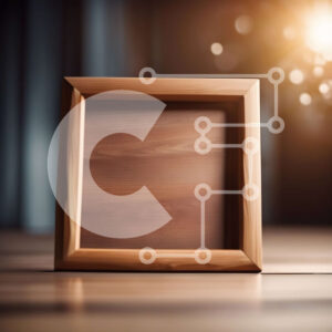 Intra Συλλεκτικό Ξύλινο Παζλ Plywood  4mm - Όμορφη εικόνα ενός ξύλινου πλαισίου με μια πηγή φωτός Σε Ξύλινο Κουτί - Διαστάσεις: 10x10 cm – 25 κομμάτια