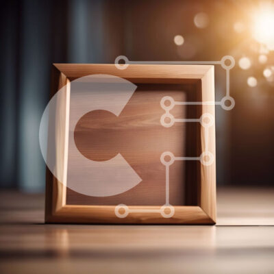 Intra Συλλεκτικό Ξύλινο Παζλ Plywood  4mm - Όμορφη εικόνα ενός ξύλινου πλαισίου με μια πηγή φωτός Σε Ξύλινο Κουτί - Διαστάσεις: 10x10 cm – 25 κομμάτια - Image 1