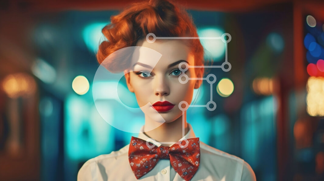 Intra Συλλεκτικό Ξύλινο Παζλ Plywood  4mm - Κομψή γυναίκα σε αμυδρά φωτισμένο δωμάτιο Σε Ξύλινο Κουτί - Διαστάσεις Puzzle: 10x10 cm – 25 κομμάτια