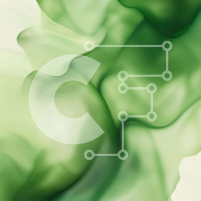 Intra Συλλεκτικό Ξύλινο Παζλ Plywood  4mm - Ζωντανή πράσινη αφηρημένη ζωγραφική με πιτσιλιές λευκών χρωμάτων Σε Ξύλινο Κουτί - Διαστάσεις Puzzle: 10x10 cm – 25 κομμάτια - Image 1