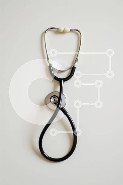 Intra Συλλεκτικό Ξύλινο Παζλ Plywood  4mm - Ασπρόμαυρο στηθοσκόπιο στον τοίχο Σε Ξύλινο Κουτί - Διαστάσεις Puzzle: 10x10 cm – 25 κομμάτια