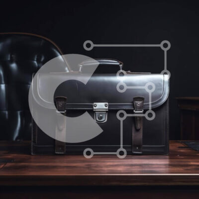 Intra Συλλεκτικό Ξύλινο Παζλ Plywood  4mm - Μαύρος χαρτοφύλακας σε ξύλινο γραφείο Σε Ξύλινο Κουτί - Διαστάσεις: 10x10 cm – 25 κομμάτια - Image 1