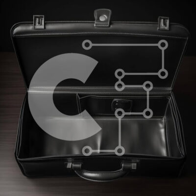 Intra Συλλεκτικό Ξύλινο Παζλ Plywood  4mm - Άδειος ανοιχτός χαρτοφύλακας σε σκούρο ξύλινο τραπέζι Σε Ξύλινο Κουτί - Διαστάσεις: 10x10 cm – 25 κομμάτια - Image 1