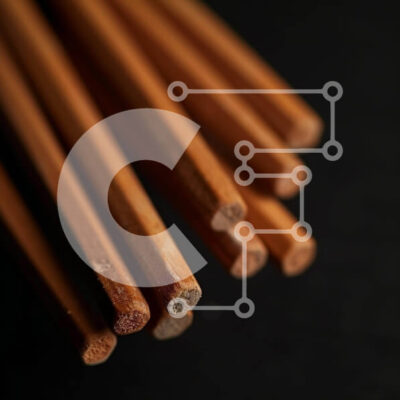 Intra Συλλεκτικό Ξύλινο Παζλ Plywood 4mm - Τακτοποιημένα ξύλινα μολύβια από κοντά Σε Ξύλινο Κουτί - Διαστάσεις: 10x10 cm – 25 κομμάτια - Image 1