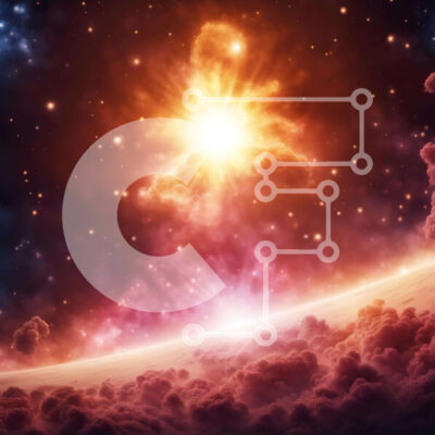 Intra Συλλεκτικό Ξύλινο Παζλ Plywood  4mm - Λαμπερός ήλιος και αστέρια στο Σύμπαν Σε Ξύλινο Κουτί - Διαστάσεις Puzzle: 10x10 cm – 25 κομμάτια - Image 1