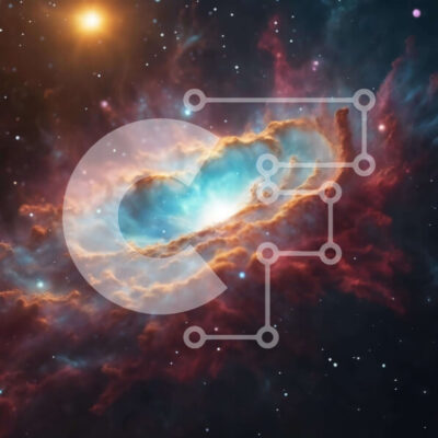 Intra Συλλεκτικό Ξύλινο Παζλ Plywood  4mm - Σπειροειδές νεφέλωμα στον αστερισμό Carina Σε Ξύλινο Κουτί - Διαστάσεις Puzzle: 10x10 cm – 25 κομμάτια - Image 1