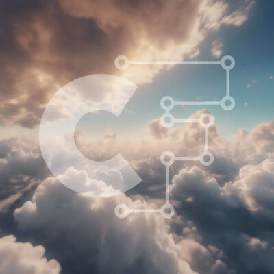 Intra Συλλεκτικό Ξύλινο Παζλ Plywood  4mm - Αεροφωτογραφία των λευκών σύννεφων στον ουρανό Σε Ξύλινο Κουτί - Διαστάσεις: 10x10 cm – 25 κομμάτια - Image 1