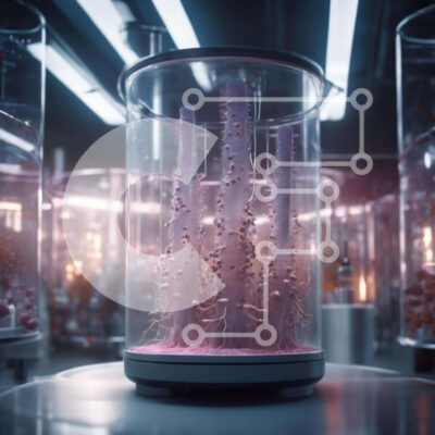 Intra Συλλεκτικό Ξύλινο Παζλ Plywood  4mm - Γυάλινο δοχείο με ροζ φυτά και λουλούδια Σε Ξύλινο Κουτί - Διαστάσεις: 10x10 cm – 25 κομμάτια - Image 1