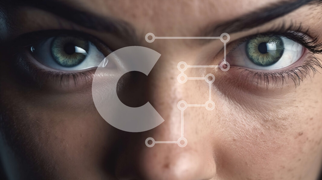 Intra Συλλεκτικό Ξύλινο Παζλ Plywood  4mm - Έντονο πορτρέτο μιας γυναίκας με πράσινα μάτια Σε Ξύλινο Κουτί - Διαστάσεις Puzzle: 10x10 cm – 25 κομμάτια