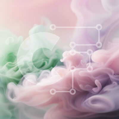 Intra Συλλεκτικό Ξύλινο Παζλ Plywood  4mm - Ζωντανή εικόνα της πολύχρωμης στροβιλιζόμενης τέχνης καπνού Σε Ξύλινο Κουτί - Διαστάσεις Puzzle: 10x10 cm – 25 κομμάτια - Image 1