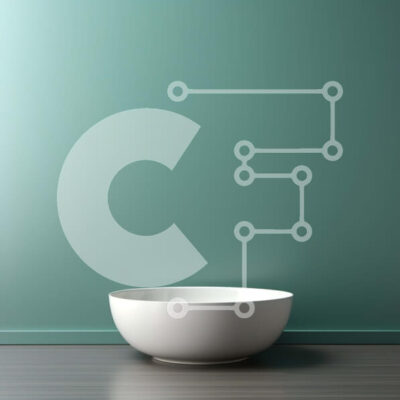 Intra Συλλεκτικό Ξύλινο Παζλ Plywood  4mm - Λευκή πορσελάνινη μπανιέρα σε ξύλινο πάτωμα μπροστά από τον Τυρκουάζ τοίχο Σε Ξύλινο Κουτί - Διαστάσεις Puzzle: 10x10 cm – 25 κομμάτια - Image 1