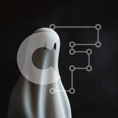 Intra Συλλεκτικό Ξύλινο Παζλ Plywood  4mm - Απόκοσμη διακόσμηση με ειδώλιο λευκό φάντασμα Σε Ξύλινο Κουτί - Διαστάσεις Puzzle: 10x10 cm – 25 κομμάτια - Image 1