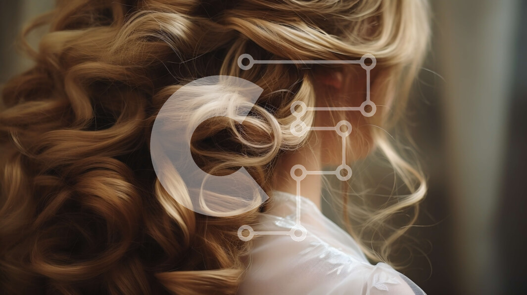 Intra Συλλεκτικό Ξύλινο Παζλ Plywood  4mm - Εκπληκτική εικόνα μιας ξανθιάς γυναίκας με μακριά μαλλιά και μπουκέτο λουλούδια Σε Ξύλινο Κουτί - Διαστάσεις Puzzle: 10x10 cm – 25 κομμάτια