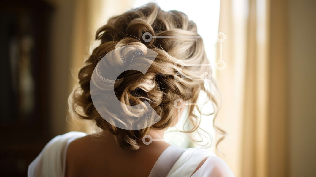 Intra Συλλεκτικό Ξύλινο Παζλ Plywood  4mm - Εκπληκτική νύφη με λευκό νυφικό με θέα στο αστικό τοπίο Σε Ξύλινο Κουτί - Διαστάσεις Puzzle: 10x10 cm – 25 κομμάτια