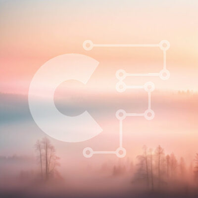 Intra Συλλεκτικό Ξύλινο Παζλ Plywood  4mm - Όμορφη εικόνα ομιχλώδους τοπίου με δέντρα και οροσειρά Σε Ξύλινο Κουτί - Διαστάσεις: 10x10 cm – 25 κομμάτια - Image 1