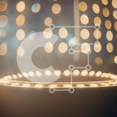 Intra Συλλεκτικό Ξύλινο Παζλ Plywood  4mm - Αιθέρια Κυκλικά Φώτα Σε Ξύλινο Κουτί - Διαστάσεις Puzzle: 10x10 cm – 25 κομμάτια - Image 1