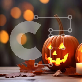 Intra Συλλεκτικό Ξύλινο Παζλ Plywood  4mm - Σκαλιστές κολοκύθες με το φως των κεριών σε ένα ξύλινο τραπέζι Σε Ξύλινο Κουτί - Διαστάσεις Puzzle: 10x10 cm – 25 κομμάτια - Image 1