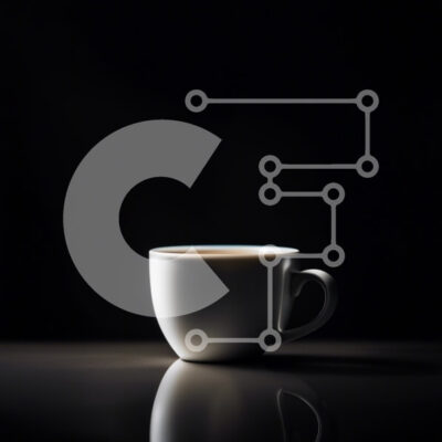 Intra Συλλεκτικό Ξύλινο Παζλ Plywood  4mm - Κομψή εικόνα ενός λευκού φλιτζάνι καφέ με αντανάκλαση Σε Ξύλινο Κουτί - Διαστάσεις: 10x10 cm – 25 κομμάτια - Image 1